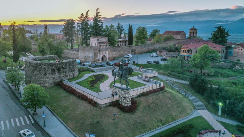 Construction of PE D315mm Transmission Line , Aghmashenebli street, Telavi, Georgia