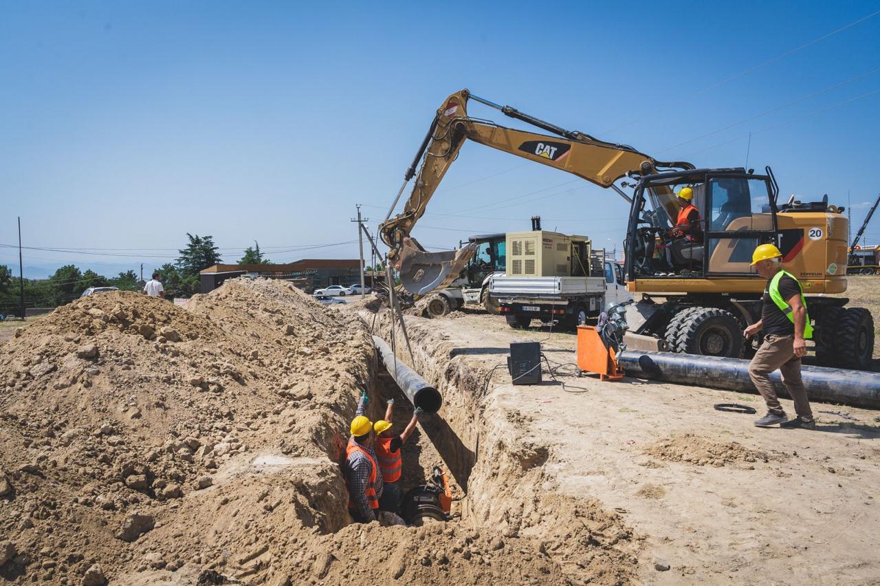 ABA-01 Construction of PE-100 D400mm Water Transmission line